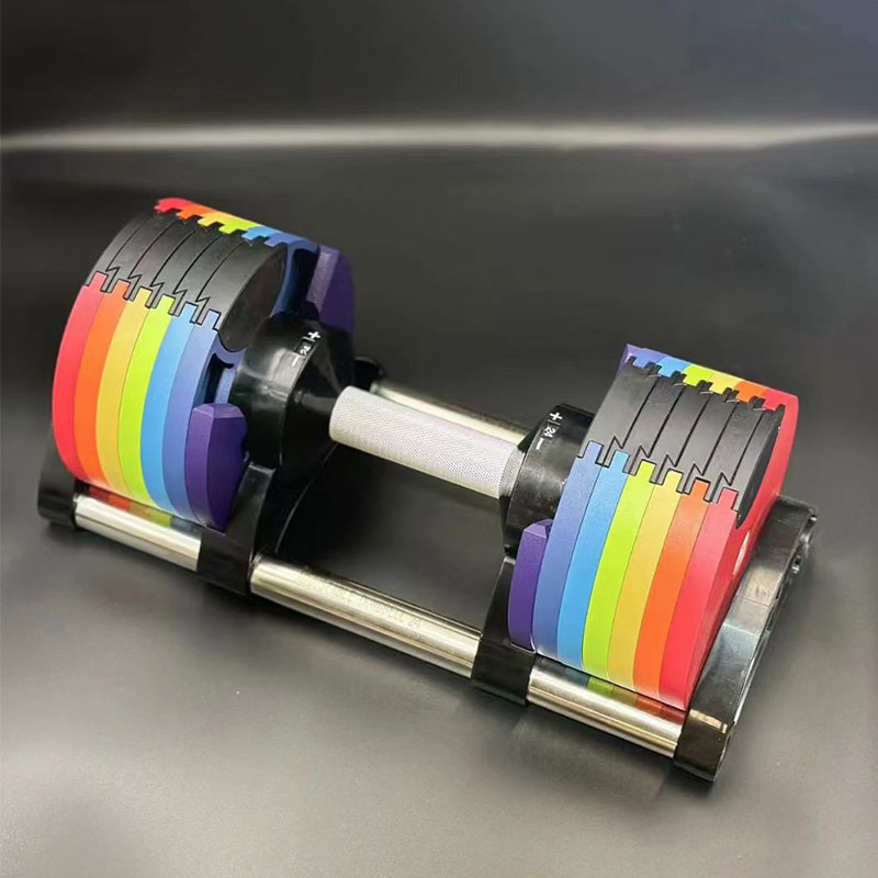 Adjustable Dumbbell Pair 40Kg - Multi-Color Adjustable Dumbbell Set, 2KG(5LB) or
