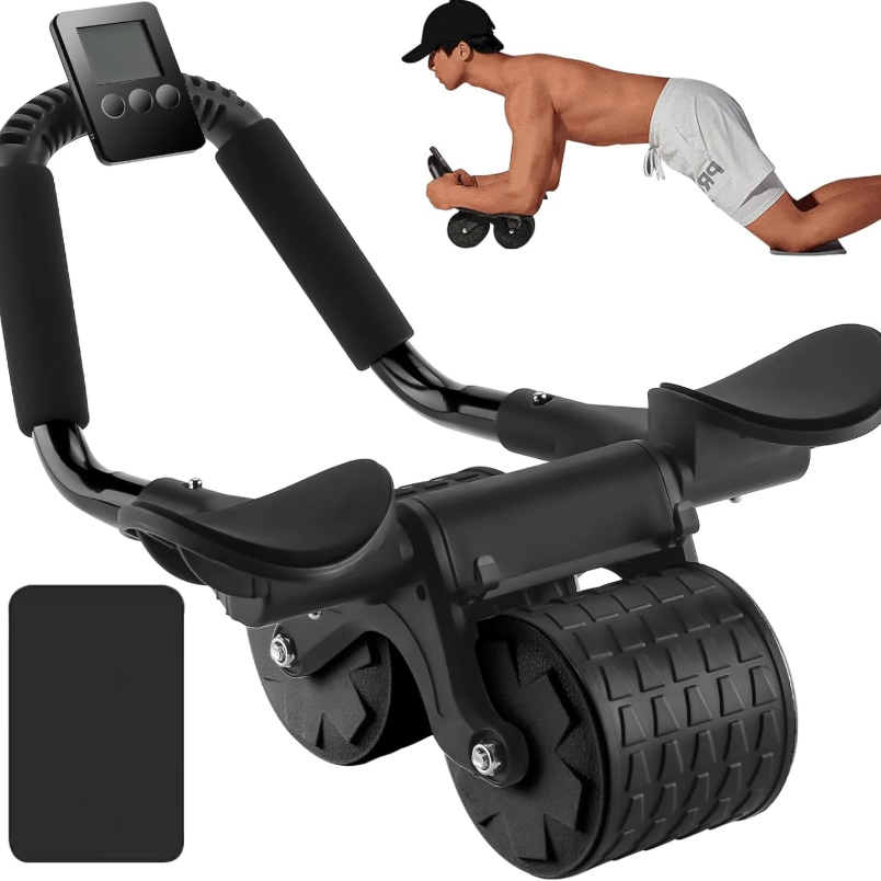 Ab Roller Wheel With Elbow Support - Elbow Support Automatic Rebound Abdominal Wheel