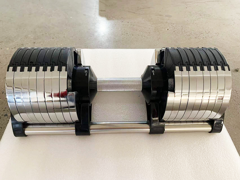 Chrome Adjustable Dumbbell Pai - Adjustable Dumbbell Pair 40Kg 评论和价格