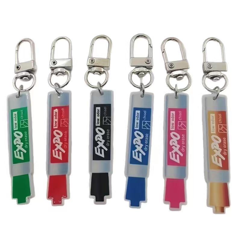6pcs acrylic pen keychain, all - Hiking 评论和价格