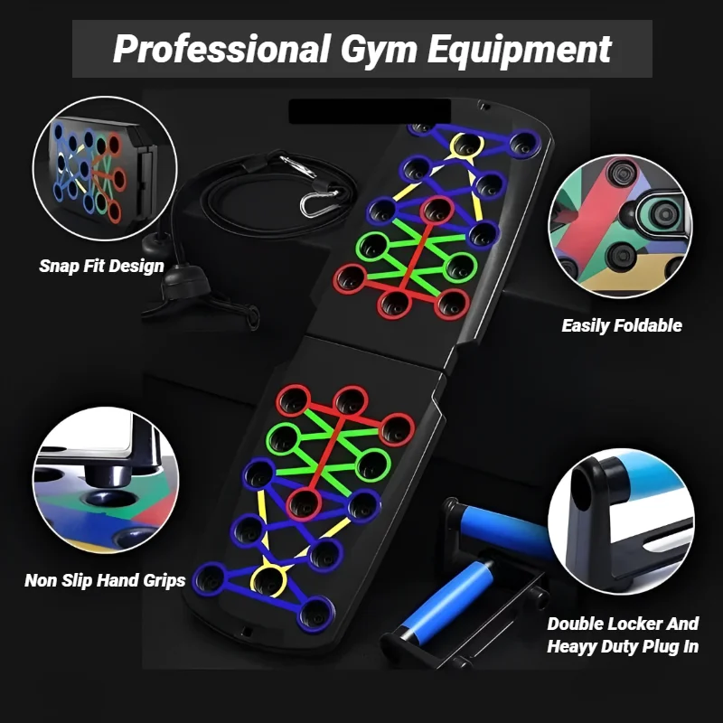 Portable Multifunctional Push  - Push Up Board Foldable Multi Function 评论和价格