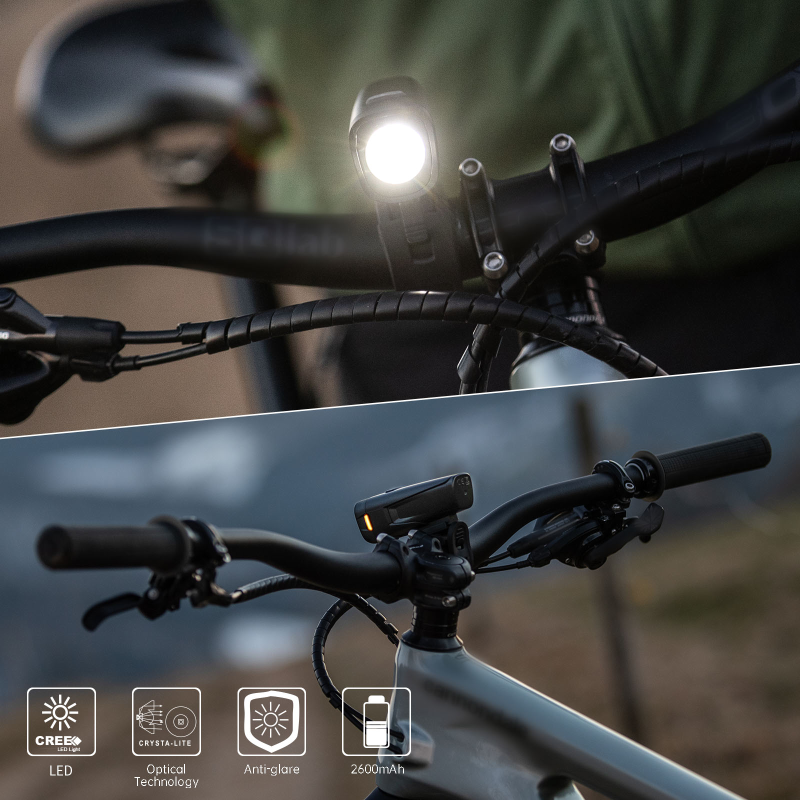 Bicycle Front Light, 1000 Lume - Rechargeable Bicycle Headlight 1000 Lumen 评论和价格