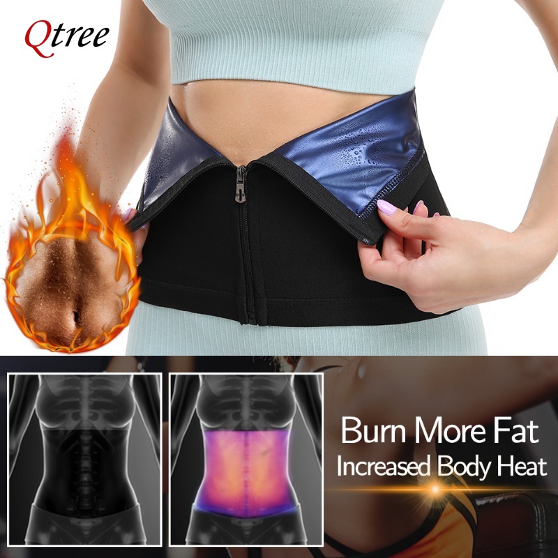 Qtree Women Waist Trainer Body - Sweat Waist Trainer Belt Neoprene 评论和价格